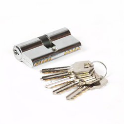 CK 6190 F Цилиндровый механизм 90 мм,  ключ/ключ (хром) #235395